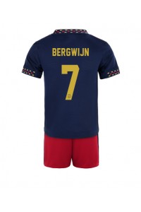 Fotbalové Dres Ajax Steven Bergwijn #7 Dětské Venkovní Oblečení 2022-23 Krátký Rukáv (+ trenýrky)